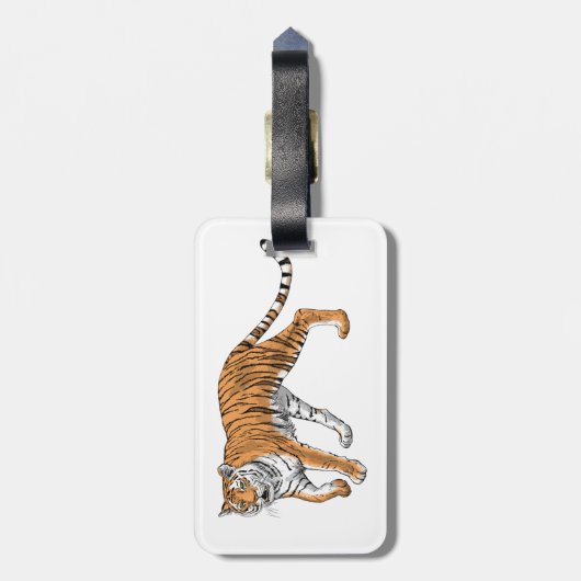 タイガー2 ラゲッジタグ (裏面縦)