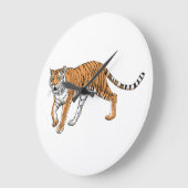 タイガー2 ラージ壁時計 (傾斜)
