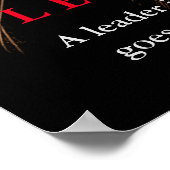 タイガー・アイズ・リーダーシップやる気を起こさせる感動的 ポスター (角)