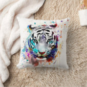 タイガー・アクアレラ クッション (ブランケット)