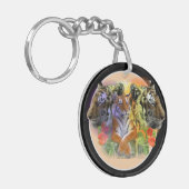 タイガー・アットヘンリー・ドリー動物園 キーホルダー (正面左)