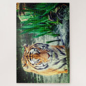 タイガー・イン・ウォーター ジグソーパズル (縦)