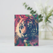 タイガー・イン・ザ・フローラ・フィールド ポストカード (スタンド正面)