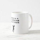 タイガー・ウッズ、ゴルファー、私はFOURSOMEwithのトラにありました コーヒーマグカップ (正面右)