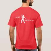 タイガー・ウッズMAGAはトラを素晴らしく再度させます Tシャツ (裏面)