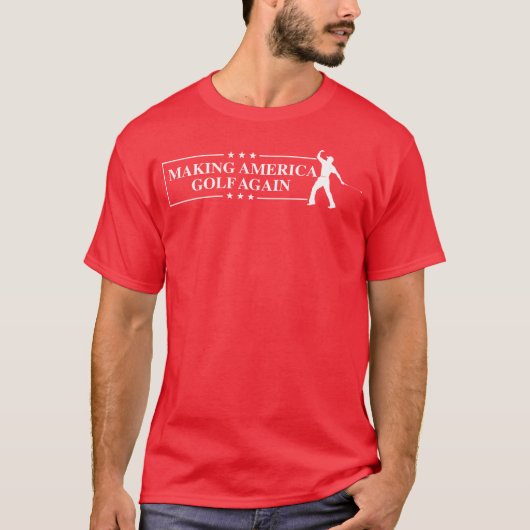 タイガー・ウッズMAGAはトラを素晴らしく再度させます Tシャツ (正面)