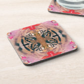 タイガー・カリーディ・デジタル・アート コースター (左側)