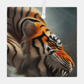 タイガー ガラスオーナメント (裏面)