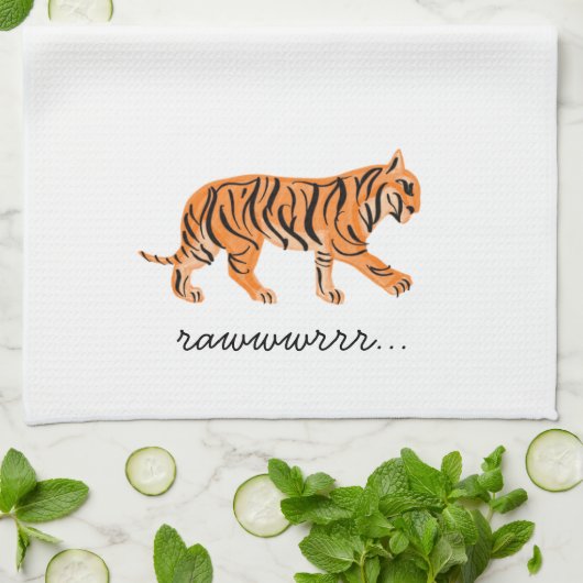 タイガー キッチンタオル (折り畳み)