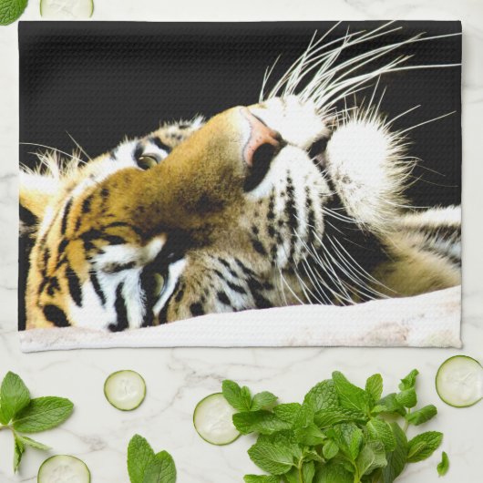 タイガー キッチンタオル (折り畳み)