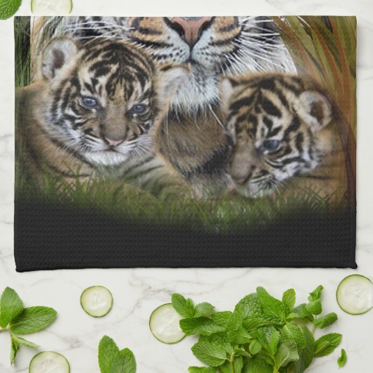 タイガー キッチンタオル (折り畳み)