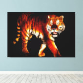 タイガー キャンバスプリント (インサイチュ (ウッドフロア))