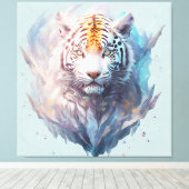 タイガー キャンバスプリント (インサイチュ (ウッドフロア))