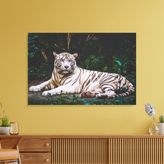 タイガー キャンバスプリント (インサイチュ (リビング))