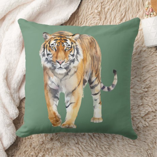 タイガー クッション (ブランケット)