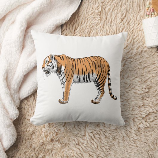 タイガー クッション (ブランケット)