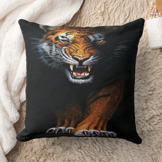 タイガー クッション (ブランケット)