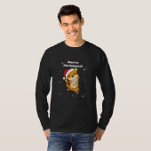 タイガー・クリスマス・雪の冬の動物トラ Tシャツ (正面フル)