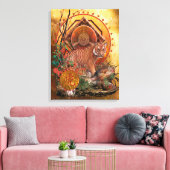 タイガー・グローリー・マレー・タイガー キャンバスプリント (インサイチュ (リビング))