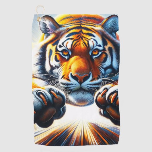 タイガー ゴルフタオル (正面)