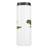 タイガー・サラマンダー漫画イラストレーション タンブラー (裏面)