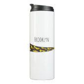 タイガー・サラマンダー漫画イラストレーション タンブラー (回転右)