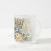 タイガー、シーク_ フロストグラスマグカップ (正面右)