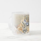 タイガー、シーク_ フロストグラスマグカップ (正面左)