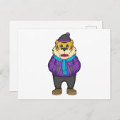 タイガー スカーフ ビーニー ポストカード (正面/裏面)