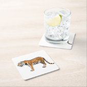 タイガー スクエアペーパーコースター (インサイチュ)