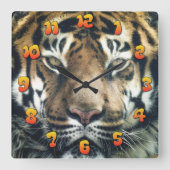 タイガー スクエア壁時計 (正面)