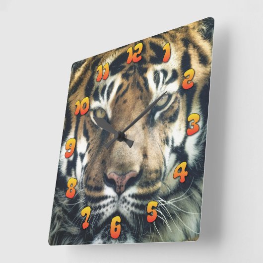 タイガー スクエア壁時計 (傾斜)