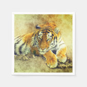 タイガー スタンダードカクテルナプキン (正面)