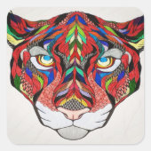 タイガー・スティッカー スクエアシール (正面)