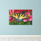 タイガー・スワローテイル キャンバスプリント (インサイチュ (ウッドフロア))