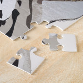 タイガー、タイガー顔、2022年のシンボル ジグソーパズル (側面)