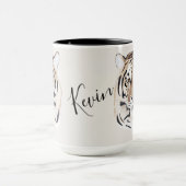 タイガー、タイガー顔、2022年のシンボル マグカップ (中央)