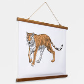タイガー・タペストリー 吊り下げ型タペストリー (傾斜あり)