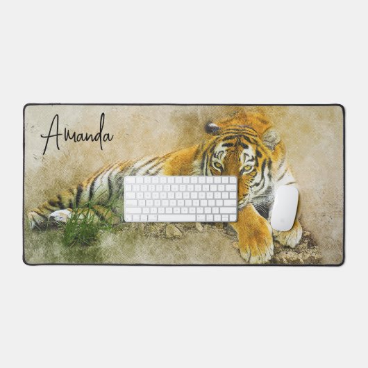 タイガー デスクマット (キーボード&マウス)