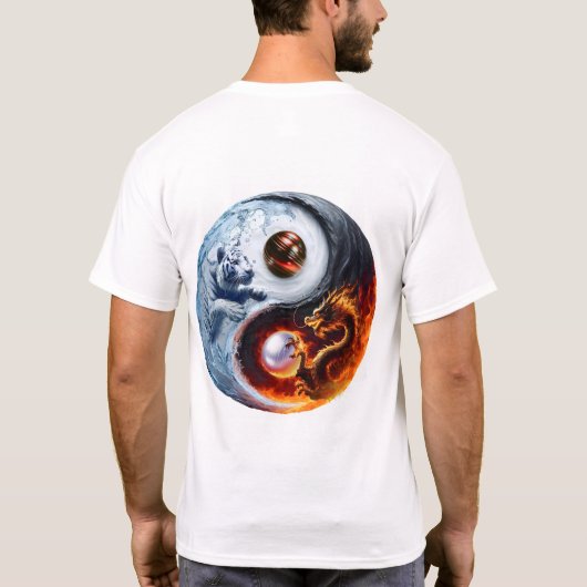 タイガー&ドラゴンインとヤン Tシャツ (裏面)