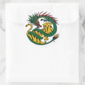 タイガー・ドラゴン表示シール ラウンドシール (バッグ)