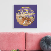 タイガー&ドラゴン キャンバスプリント (インサイチュ (リビング))