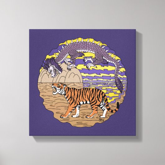 タイガー&ドラゴン キャンバスプリント (正面)