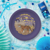 タイガー&ドラゴン ペーパープレート (パーティー)