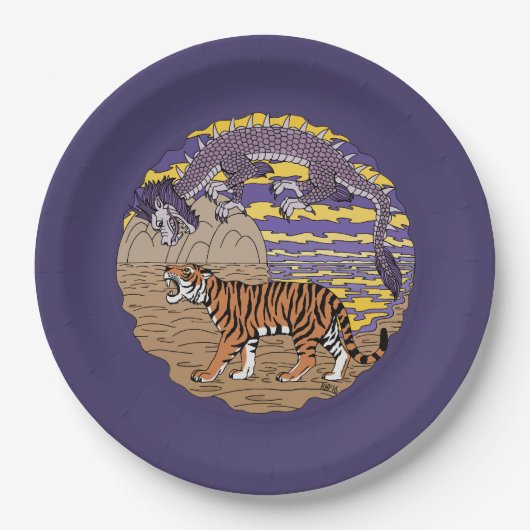 タイガー&ドラゴン ペーパープレート (正面)