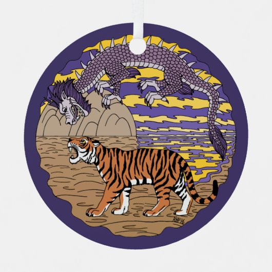 タイガー&ドラゴン メタルオーナメント (正面)