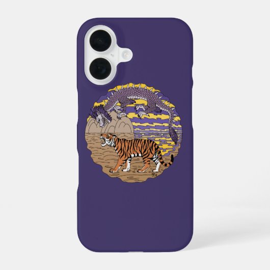 タイガー&ドラゴン iPhone 16ケース (裏面)