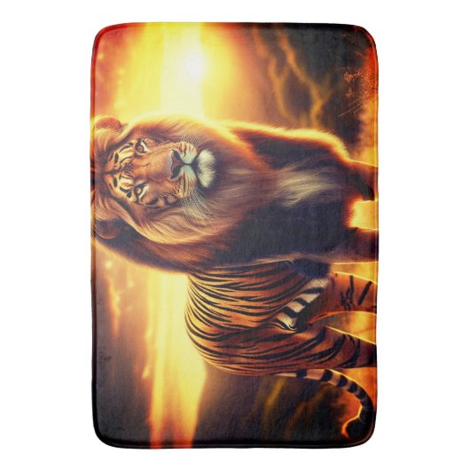 タイガー バスマット (正面縦)