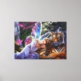 タイガー&バタフライ キャンバスプリント