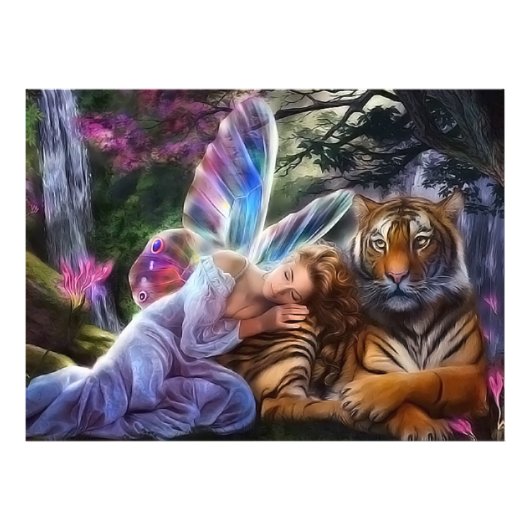 タイガー&バタフライ フォトプリント            (正面)